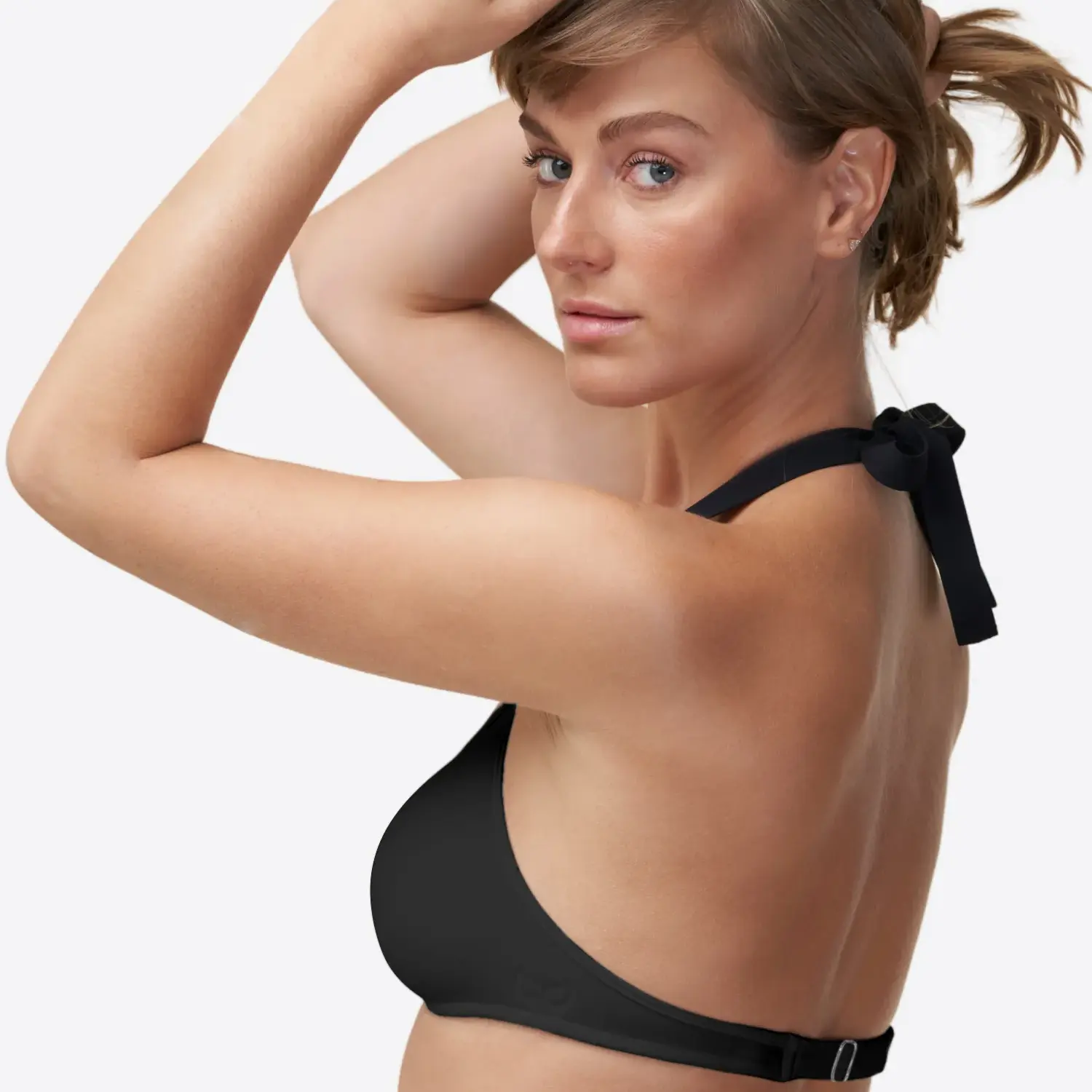 Brakini mit Neckholder-Trägern als 2-in-1 BH und Bikini
